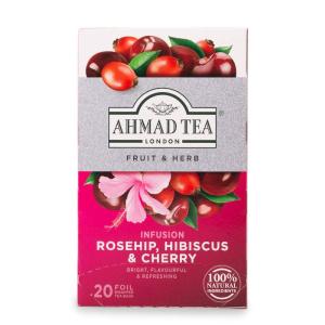 Ahmad Tea - Rosehip & Cherry Tea 20tb (Case of 6) Free Shipping Cheap