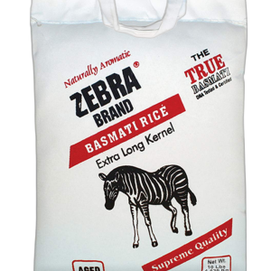 Zebra - Naturally Aromatic Basmati Rice Extra Long Kernel (10lb) Best Place To Buy