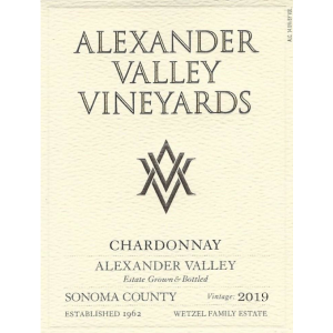 Alexander Valley Vineyards Estate Chardonnay 750ml Outlet Excellent