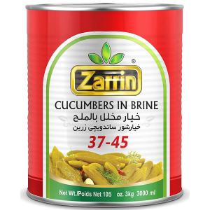 Zarrin - Cucumbers in Brine 3000ml (Case of 4) Free Shipping Good Selling