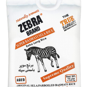 Zebra - Basmati Sela Rice (10lb) Latest Collections For Sale