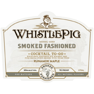 WhistlePig Smoked Fashioned Cocktail To-Go 375ml Sale Best