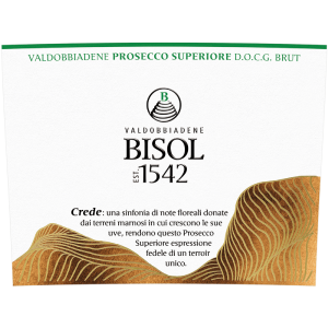 Bisol Crede Prosecco Di Valdobbiadene Brut Glera 750ml Outlet Geniue Stockist