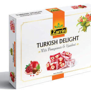 Zarrin - Turkish Delight With Pomegranate & Hazelnut 454g (Case of 12) Buy Cheap Excellent