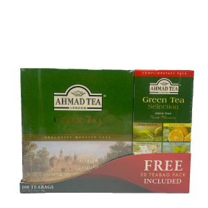 Ahmad Tea - Green Tea (100Tb)   Green Tea Selection (20 Tb) Complimentary Pack (Case of 12) Cheap Sale Footlocker Pictures