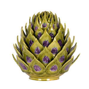 Artichoke Tureen in Spruce and Aubergine Quality Free Shipping
