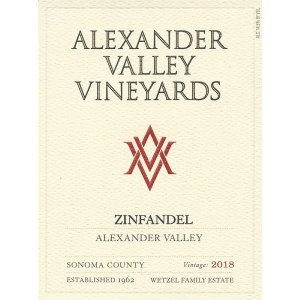 Alexander Valley Vineyards Zinfandel 750ml Outlet Clearance Store