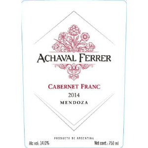 Achaval Ferrer Mendoza Cabernet Franc 750ml Amazing Pice Cheap Online