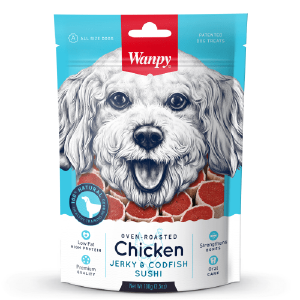 Wanpy Chicken Jerky And Codfish Sushi 100G Fashionable Sale Online