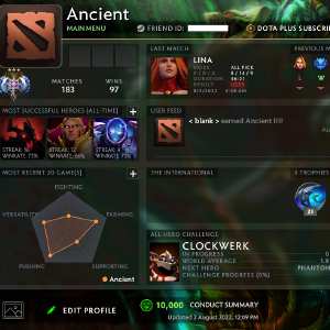 Ancient III | MMR: 4240 - Behavior: 10000 Sale New Styles
