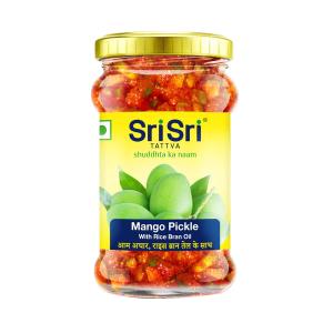 Mango Pickle - Rice Bran Oil, 300g -  Sri Sri Tattv Outlet Find Great
