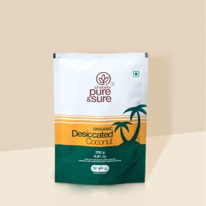 Organic Desiccated Coconut Powder-250 g - Pure & Sure Extremely Cheap Online