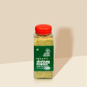 Organic Chutney Powder  Coriander - 150 g-Pure & Sure Outlet Sast