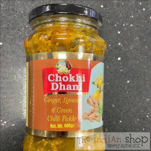 Chokhi Dhani Ginger Lemon and Green Chilli Pickle Cheap Manchester