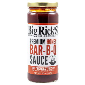 Big Rick's Honey BBQ Sauce 20oz Outlet Recommend