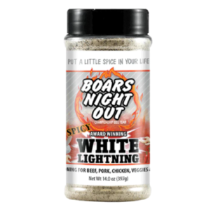 Boars Night Out Spicy White Lightning 14 oz Fast Delivery For Sale