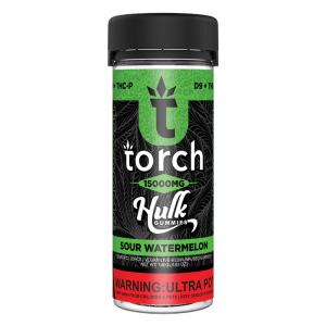 Torch Hulk Sour Watermelon Gummies - 15000mg Clearance Hot Sale