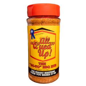 All Q'ued Up! The "Go-To" BBQ Rub 13 oz Tumblr