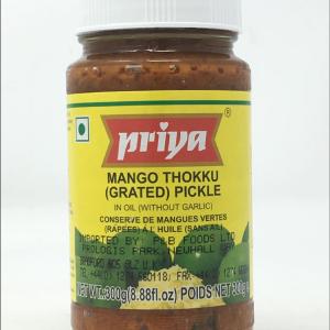 Priya Mango Thokku (Grated) Pickle Clearance With Mastercard