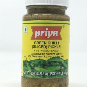 Priya Green Chilli (Sliced) Pickle High Quality Buy Online
