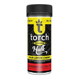 Torch Hulk Sour Lemon Cherry Gummies - 15000mg Free Shipping Cheap Pice