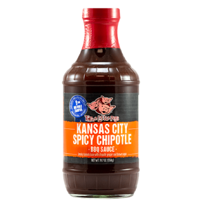 Three Little Pigs Kansas City Spicy Chipotle BBQ Sauce 19.7oz Clearance With Credit Card