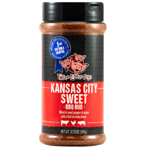 Three Little Pigs Kansas City Sweet BBQ Rub 12.25oz For Nice Cheap Price