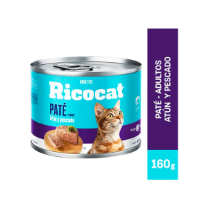 Ricocat Adulto Pat Sabor Atn y Pescado Lata x 5.64 Oz (160g) Recommend Cheap Pice