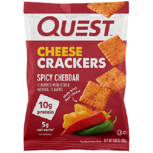 Quest Cheese Crackers - Spicy Cheddar - 30g Sale Cheapest