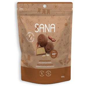 Sana - Chocolaty bites - Milk Chocolate Peanut Butter - 100g Fake Cheap Online