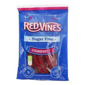 American Licorice - Sugar Free Vines - Strawberry Licorice - 5 oz Bag Best Place
