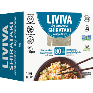 Liviva - Low Carb Dried Shirataki - Instant Rice - 1kg box Buy Cheap Clearance