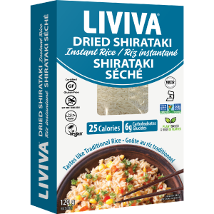 Liviva - Low Carb Dried Shirataki - Instant Rice - 120g Sale Choice