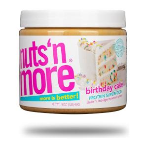 Nuts N More - High Protein Spread - Birthday Cake - 16 oz Under 70 Dollars