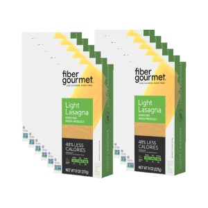 Fiber Gourmet - High Fiber Light Pasta - Lasagna ** Case of 12 ** (8 oz per box) Outlet Popular