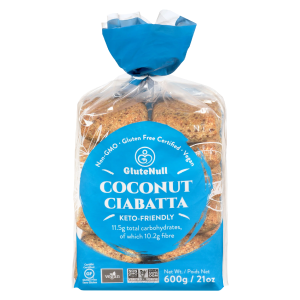 GluteNull - Coconut Keto Ciabatta - 600g Largest Supplier Online