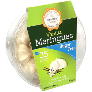 Krunchy Melts - Sugar Free Meringue - Vanilla - 2 oz Clearance Order