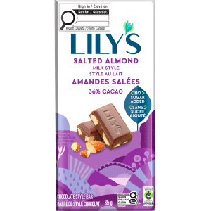 Lily's - Milk Chocolate Bar - Salted Almond and Milk 36% - 85 g Deals Online