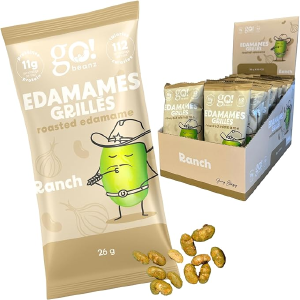 Go Nutrition - GoBeanz Crunchy Roasted Edamame - Ranch - 26g Cheap Sale Store