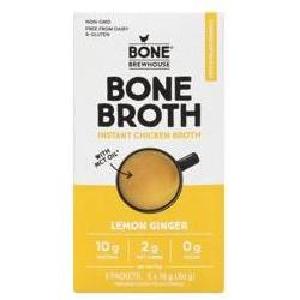 Bone Brewhouse - Instant Chicken Bone Broths - Lemon Ginger - 5 Packets Shop For Cheap Online