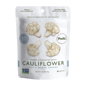 Poshi Veggie Snacks - Cauliflower with Salt & Black Pepper - 45g Cheap Cheap Online