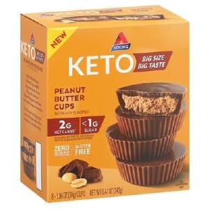Atkins Keto Treat - Peanut Butter Cups - 8 cups Cheap Nicekicks