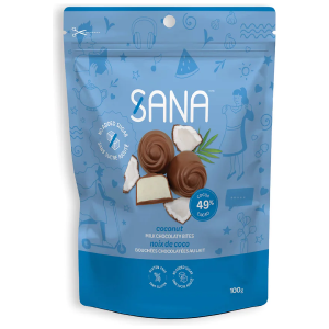 Sana - Chocolaty bites - Milk Chocolate Coconut- 100g Best Sale Cheap Online