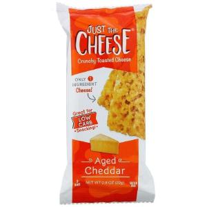 Just the Cheese - Crunchy Baked Cheese Bars - Aged Cheddar Flavor Free Shipping 2025 New