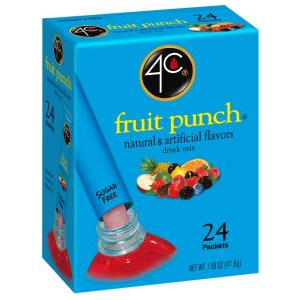 4C Fruit Punch Drink Mix - 24 Packets Cheap Sale Free Shipping