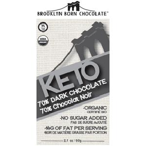 Brooklyn Born Chocolate - Keto Bar - 70% Dark - 60g Cheap Sale Online