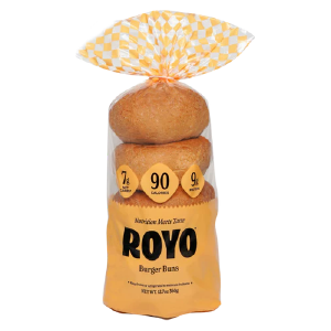 Royo Bread Company - Low Carb Burger Buns - 6 Buns Outlet Store Cheap Pice