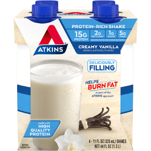 Atkins Shakes - Creamy Vanilla - 4 Pk Outlet Buy