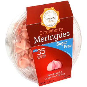 Krunchy Melts - Sugar Free Meringue - Strawberry - 2 oz Find Great Online
