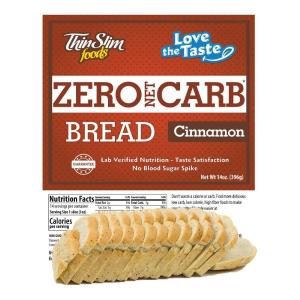 *ThinSlim Foods - Love The Taste - Bread - Cinnamon Discount Low Cost